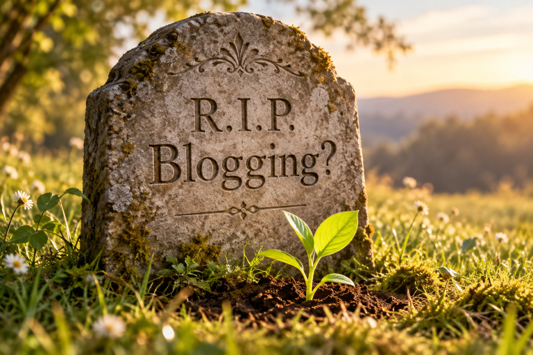 Is Blogging Dead in 2026? (Why Your Roots Matter More Than Your Branches)